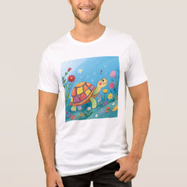 Ritning Baby Sköldpadda T Shirt