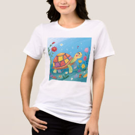 Ritning Baby Sköldpadda T Shirt