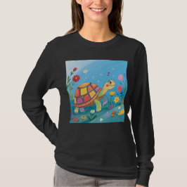 Ritning Baby Sköldpadda T Shirt