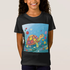 Ritning Baby Sköldpadda T Shirt