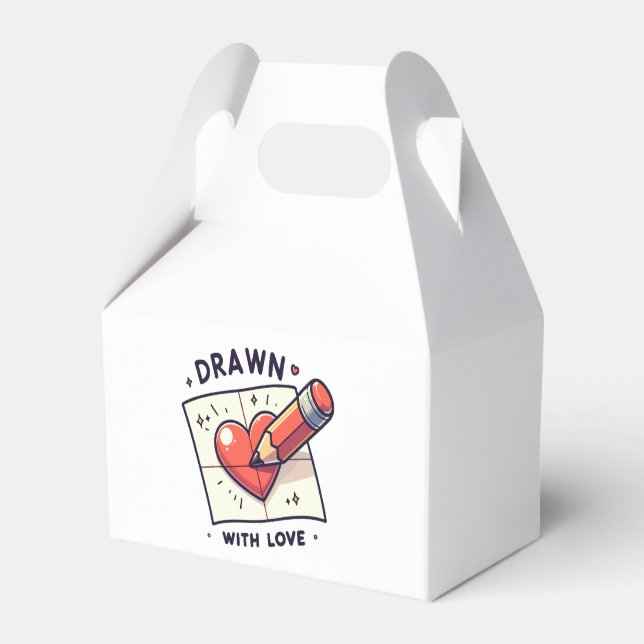 Ritning med kärlek presentaskar (Framsidan Sidan)