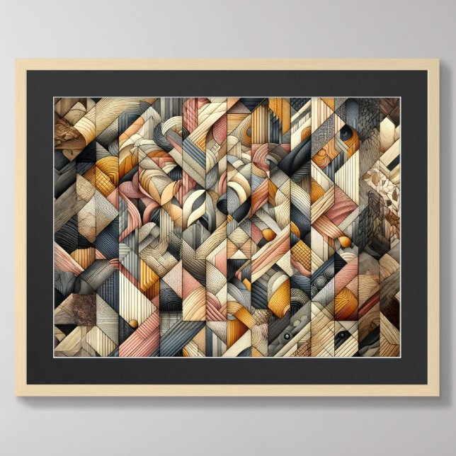 Ritning Pastell Abstrakt Modern Design Poster (Skapare uppladdad)