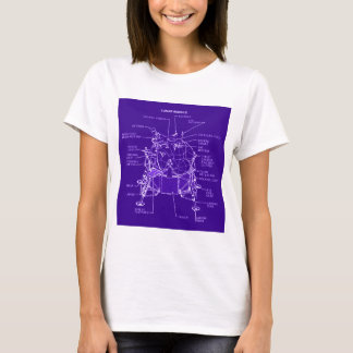 Ritningar Apollo för Lunar enhet T-shirt