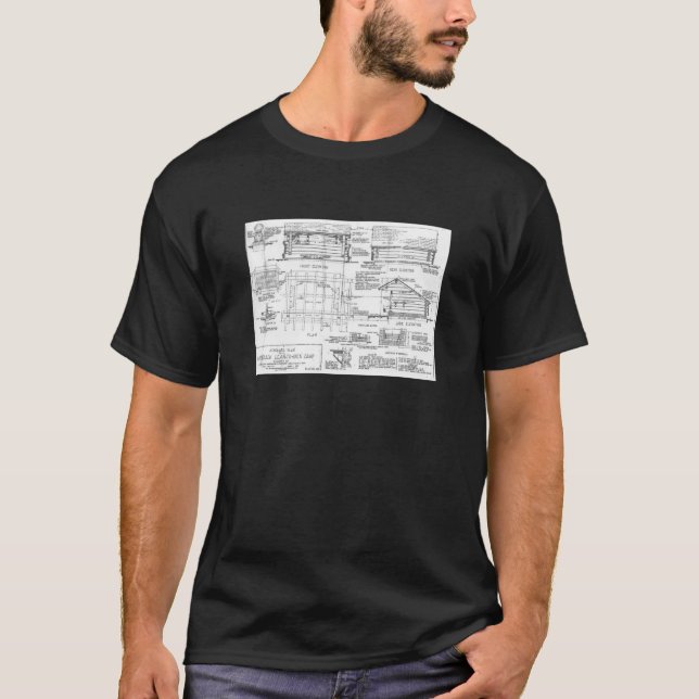 Ritningar T Shirt (Framsida)
