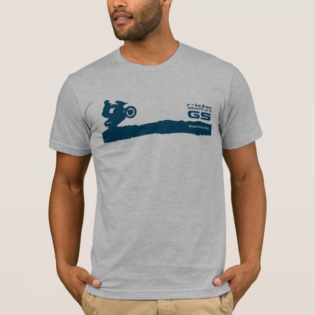 Ritt-äventyr-GS T-shirt (Framsida)