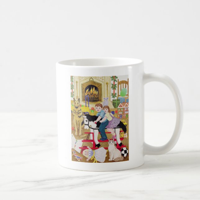 Ritt-en-Resa upp-Häst Kaffemugg (Höger)