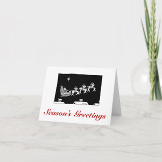 Ritt för Sleigh för ASC-kortjul Helgkort