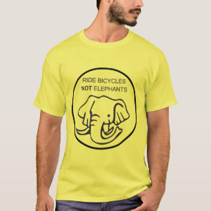 Ritten cyklar inte elefanter tee
