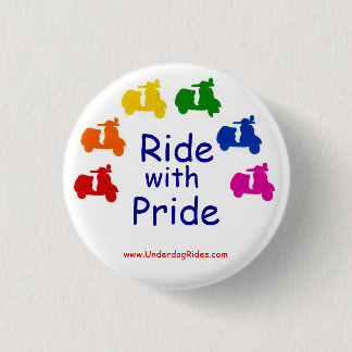 Ritten med pridesparkcykeln knäppas knapp