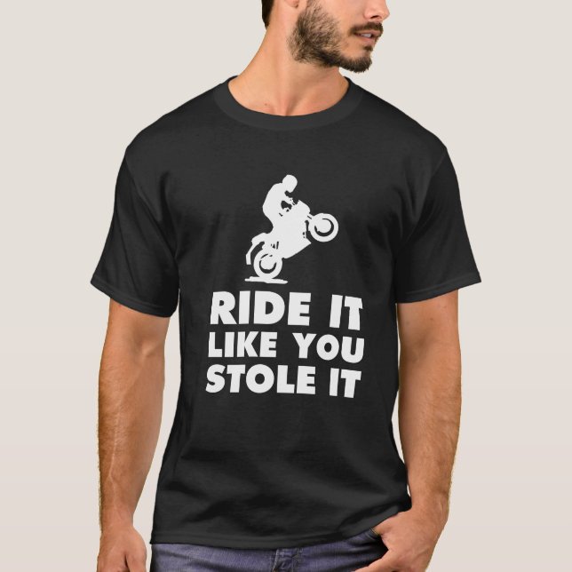 Ritten stal det något liknande dig den den roliga tee shirt (Framsida)