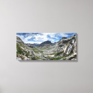 Ritter Pass Waterfall - Ansel Adams Wilderness Canvastryck