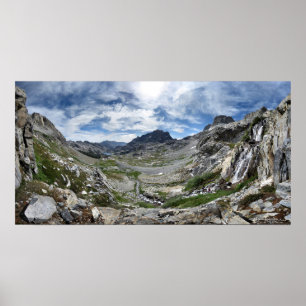 Ritter passerar vattenfallet - den Ansel Adams Poster