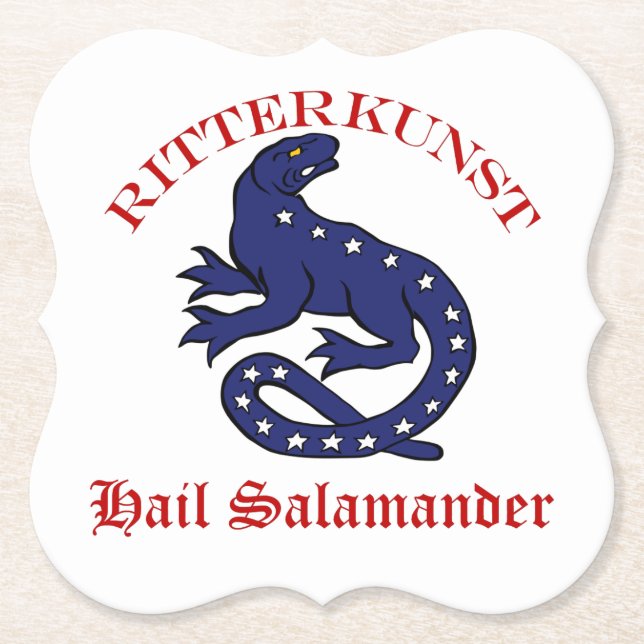 Ritterkunst Underlägg Papper (Framsida)