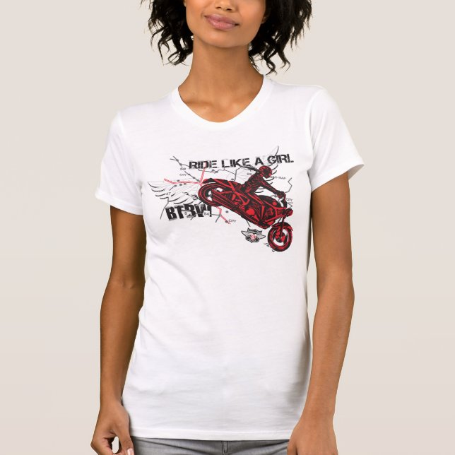Rittnågot liknande en flicka t-shirt (Framsida)