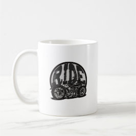 Rittvintagemotorcykel Kaffemugg
