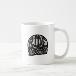 Rittvintagemotorcykel Kaffemugg