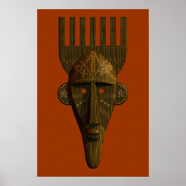 Ritual African Mask Poster (Framsidan)