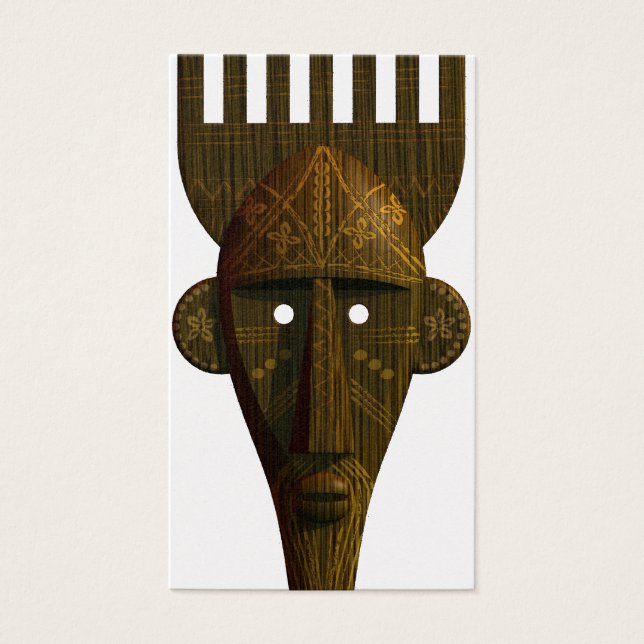 Ritual African Mask Visitkort (Framsidan)