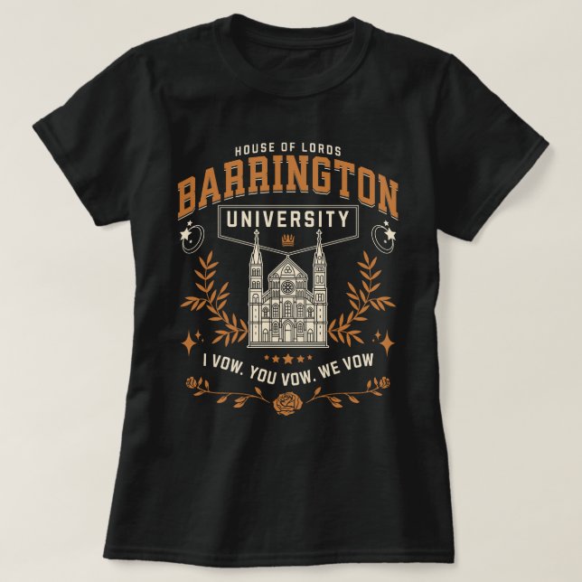 Ritual Barrington Universiteten Fantasy Reader T Shirt (Design framsida)