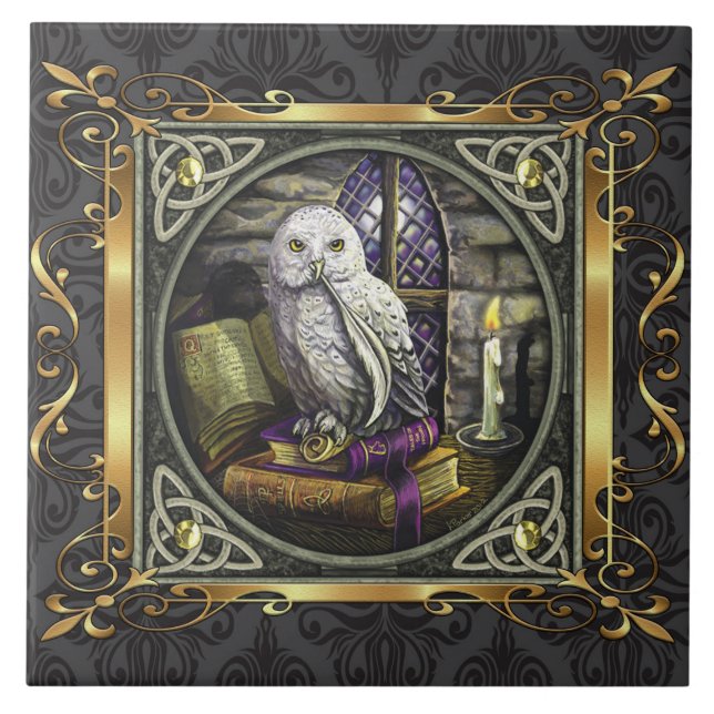 Ritualen för Witchcraft för tempelstenen förändrar Kakelplatta (Framsidan)