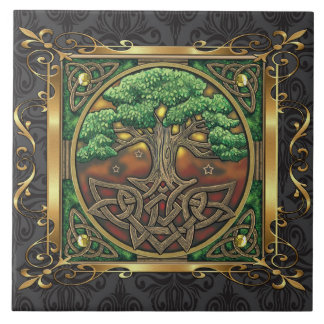 Ritualen för Witchcraft för tempelstenen förändrar Kakelplatta