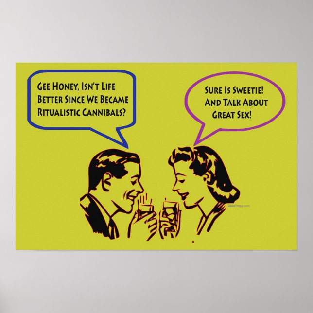 Ritualistisk kannibals Poster (Framsidan)