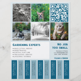 Riv av Flyer fyrkantiga bilder Trädgårdsskötsel