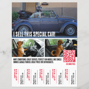 Riv av Tårar Bilförsäljning Reklamblad