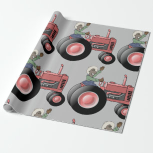 Riv en traktor presentpapper