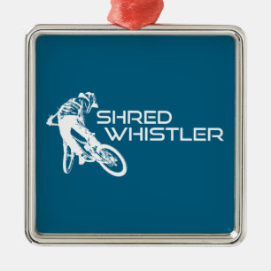 Riv Shred Whistler British Columbia Mountainbiking Julgransprydnad Metall