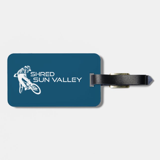 Riv Sun Valley Idaho Mountainbiking Bagagebricka (Baksida Vågrät)