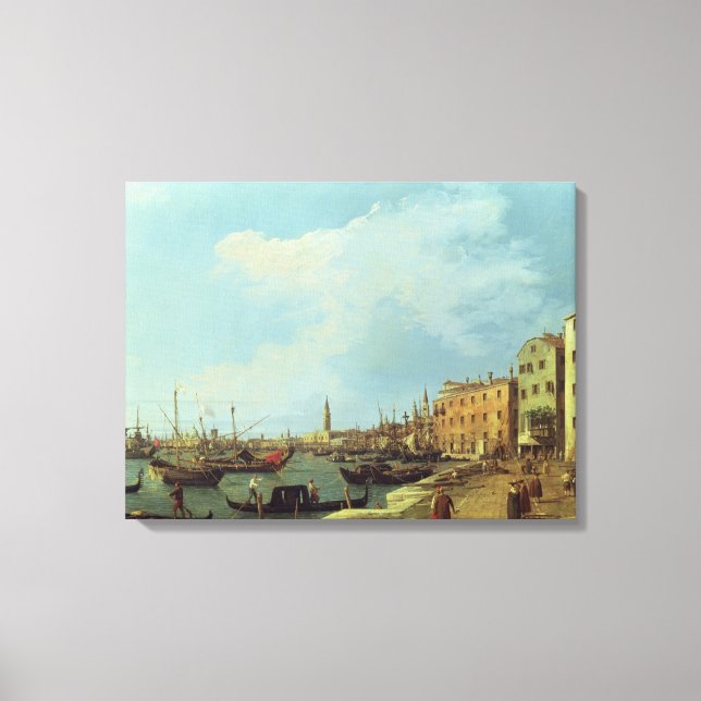 Riva Degli Schiavoni, 1724-30 Canvastryck (Framsida)