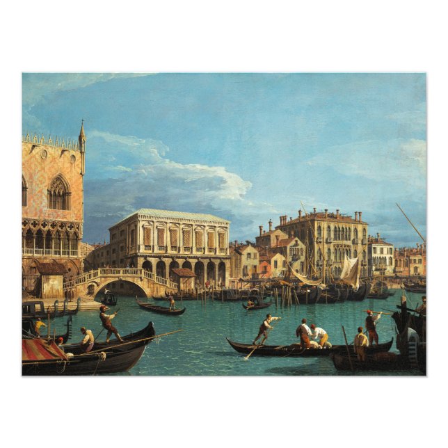 Riva degli Schiavoni Venice Fototryck (Framsidan)