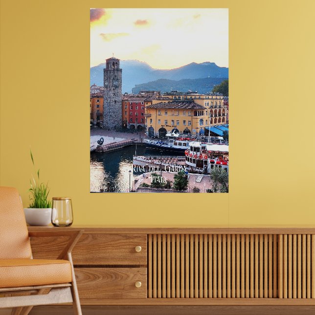 Riva del Garda Italien Poster (Vardagsrum 2)