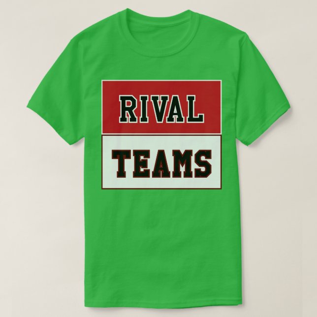 Rival Teams Georgia kontra South olina T Shirt (Design framsida)