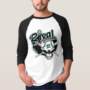 Rivaliserande Raglan för lag (grått/svarten) Tröja