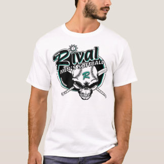 Rivaliserande vitT-tröja för lag T-shirt