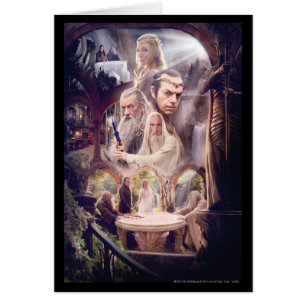 Rivendell Character Collage Hälsningskort