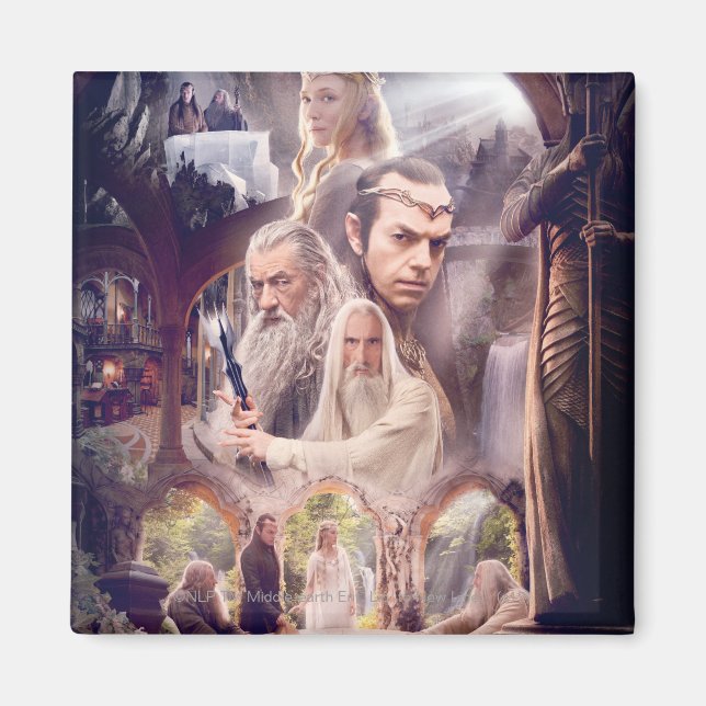 Rivendell Character Collage Magnet (Framsidan)