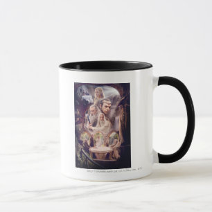 Rivendell Character Collage Mugg