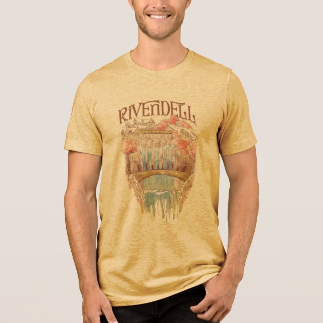 RIVENDELL™ Följeslagare Akvarell Illustration T Shirt (Framsida)