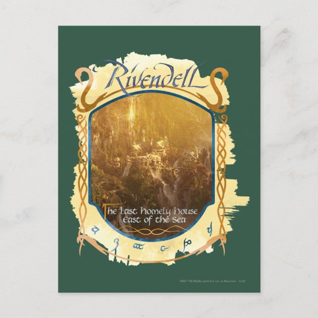 Rivendell Graphic Vykort (Framsida)