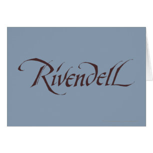 Rivendell Namn Solid Hälsningskort