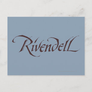 Rivendell Namn Solid Vykort
