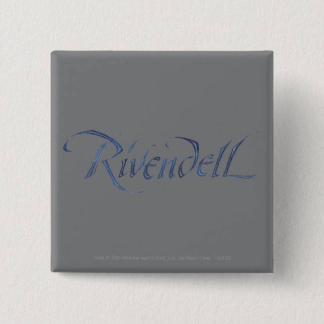 Rivendell Namn Textured Knapp (Framsida)