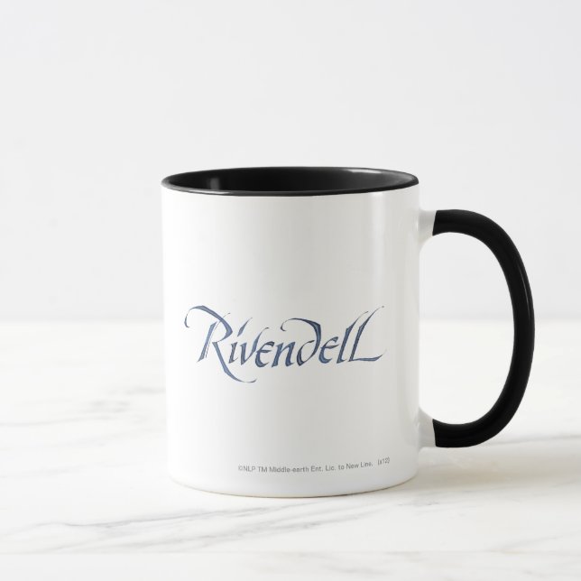 Rivendell Namn Textured Mugg (Höger)