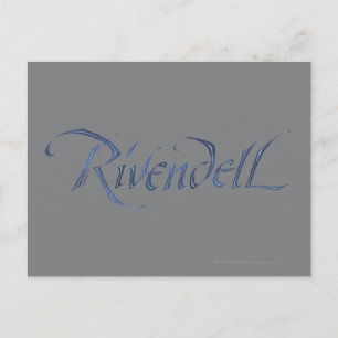Rivendell Namn Textured Vykort