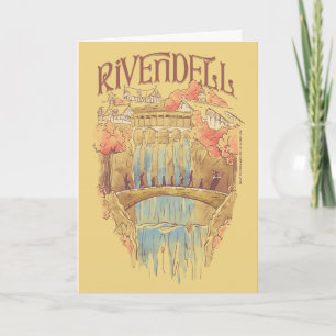 RIVENDELL™ Sällskapet Vattenfärg Illustration Kort