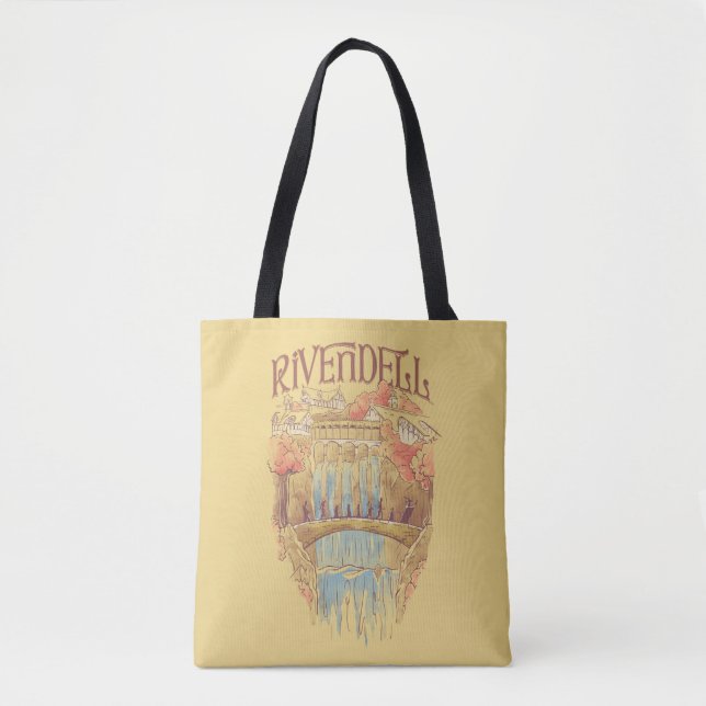 RIVENDELL™ Sällskapet Vattenfärg Illustration Tygkasse (Framsida)