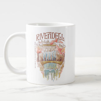 RIVENDELL™ Sällskapets akvarellillustration Jumbo Mugg